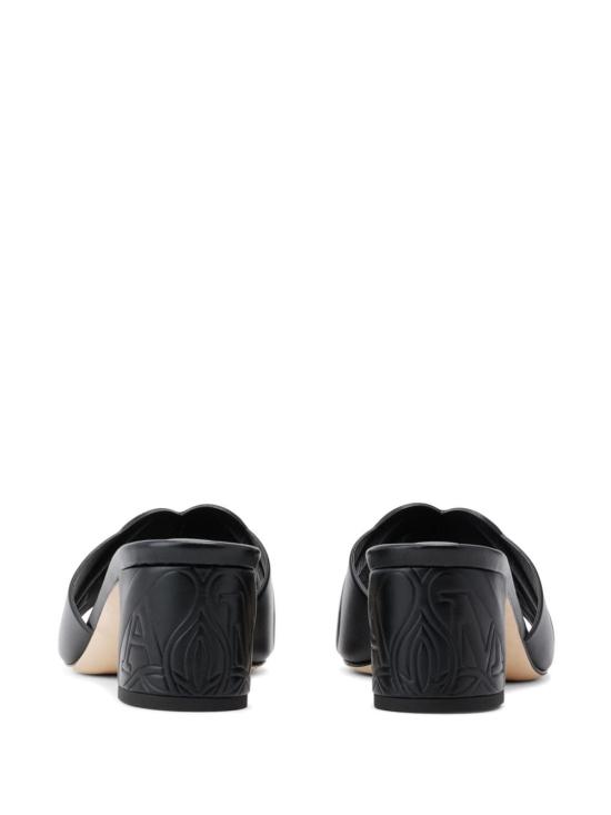  알렉산더 맥퀸 뮬/슬리퍼 780713 WIEAD1000 Black - ALEXANDER MCQUEEN