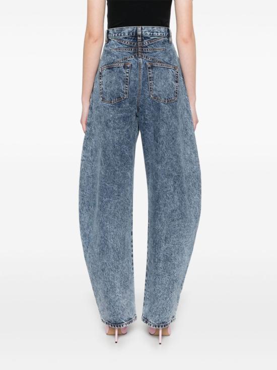 25SS 알라이아 데님 팬츠 AA9P0176T535A 524 Blue - ALAIA