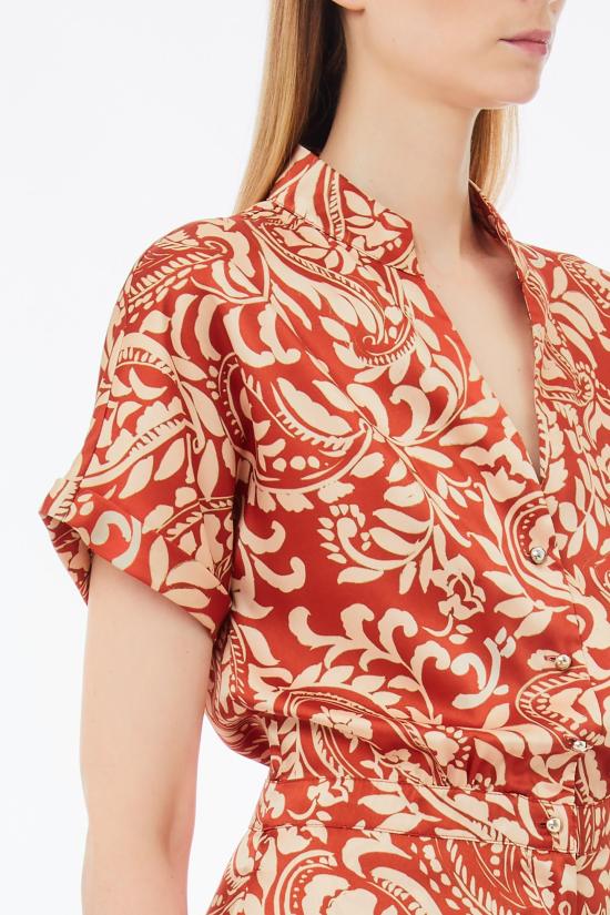 25SS 리우조 롱 원피스 WA5177T5973 M9552 terracotta - LIU JO