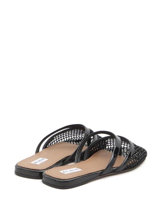 25SS 알라이아 뮬/슬리퍼 AA3M101TK007 999 Black - ALAIA