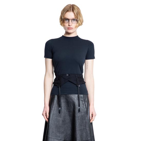  발렌시아가 블라우스 828869TNVB21083 Black