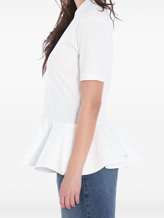 25SS 알라이아 반팔 티셔츠 AA9I0003J010A White - ALAIA