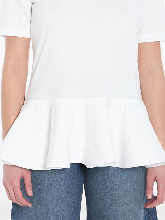 25SS 알라이아 반팔 티셔츠 AA9I0003J010A White - ALAIA