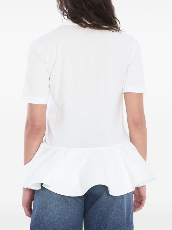 25SS 알라이아 반팔 티셔츠 AA9I0003J010A White - ALAIA