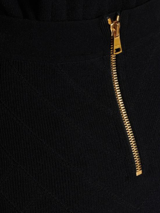  발망 미디 스커트 CF1LB004 KF530PA Black - BALMAIN