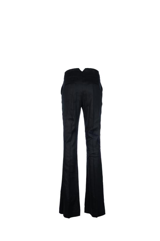  옴브라 밀라노 스트레이트 팬츠 OMURP011LI2678 NERO Nero - OMBRA MILANO