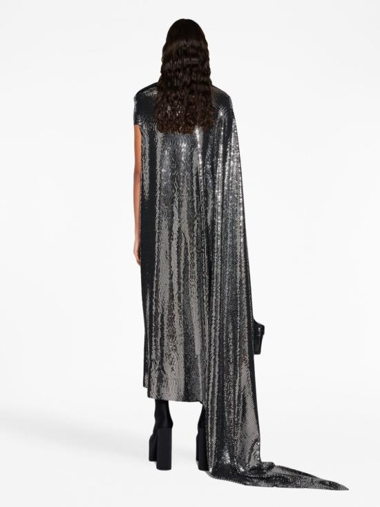  발렌시아가 롱 원피스 746183 TOV071073 Black - BALENCIAGA