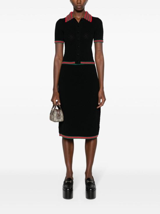  구찌 미디 스커트 792043 XKD3C1152 Black - GUCCI