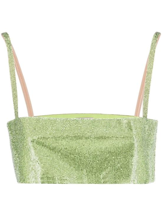  누에 민소매 티셔츠 100 CHARLOTTENEONGREEN Green