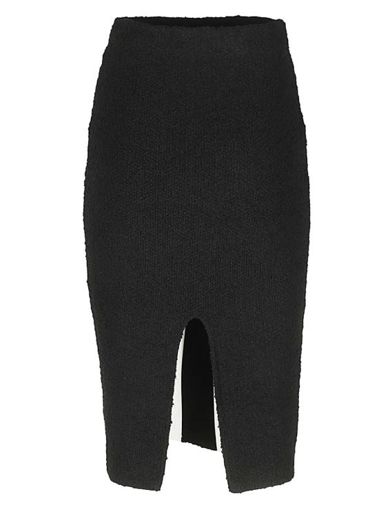  보테가베네타 미디 스커트 737328 V2SB01000 Black - BOTTEGA VENETA