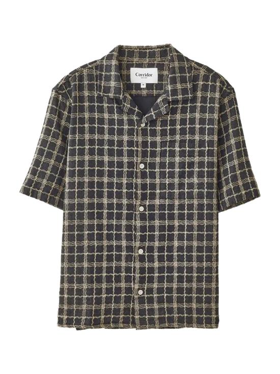  Corridor 반팔 셔츠 코리더 웨이비 리넨 SS