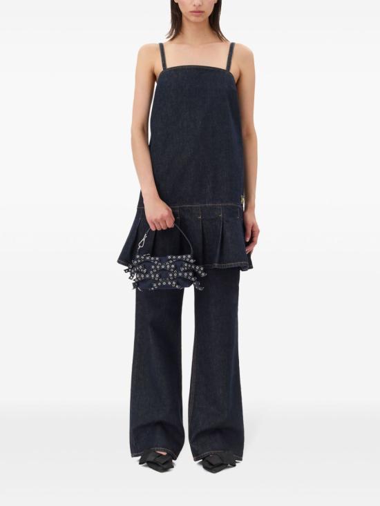 25SS 가니 숏 원피스 J1622 077 Blue - GANNI