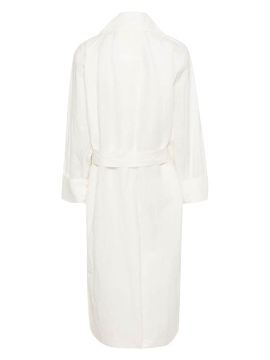  이세이 미야케 트렌치 코트 IM46FA561 02 White - ISSEY MIYAKE