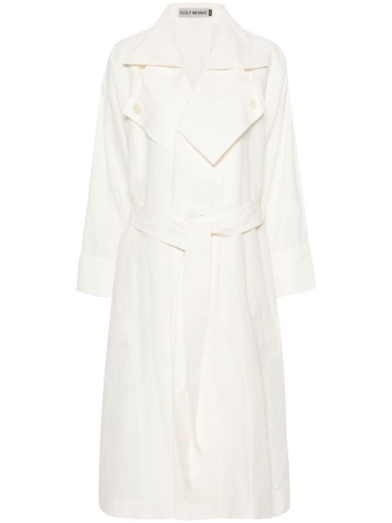  이세이 미야케 트렌치 코트 IM46FA561 02 White