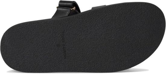  토리버치 샌들 이네스 레더 스포츠 슬라이드 퍼펙트 블랙 - TORY BURCH