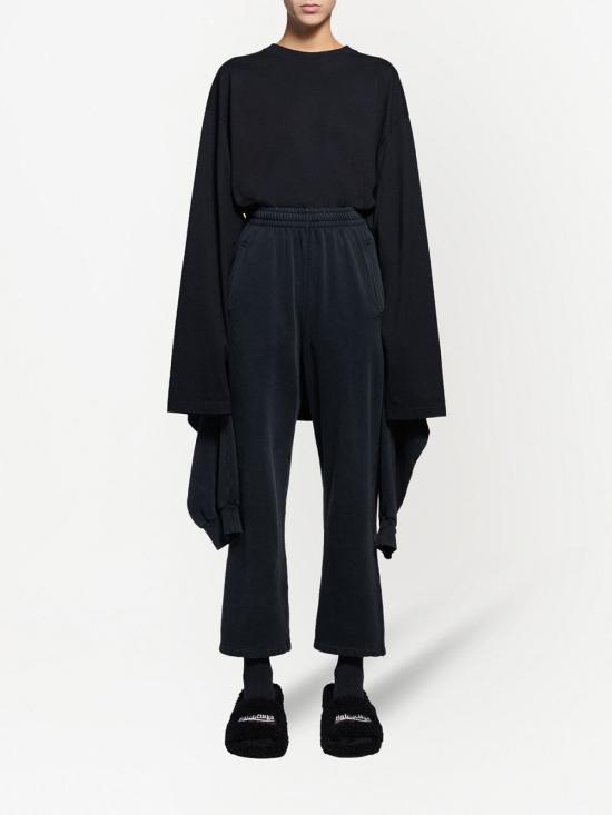  발렌시아가 스트레이트 팬츠 657827 TJVN81069 Black