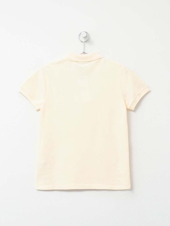  메종키츠네 폴로 티셔츠 메종 키츠네 베이비 폭스 패치 레귤러 폴로 마블 0134 - MAISON KITSUNE