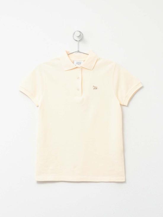  메종키츠네 폴로 티셔츠 메종 키츠네 베이비 폭스 패치 레귤러 폴로 마블 0134