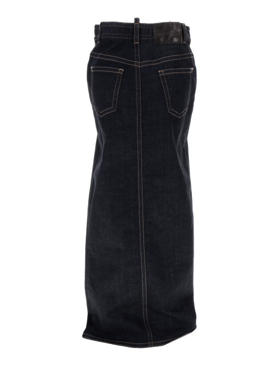 25SS 디스퀘어드2 롱 스커트 S75MA0988S30664 470 NAVY BLUE - DSQUARED2