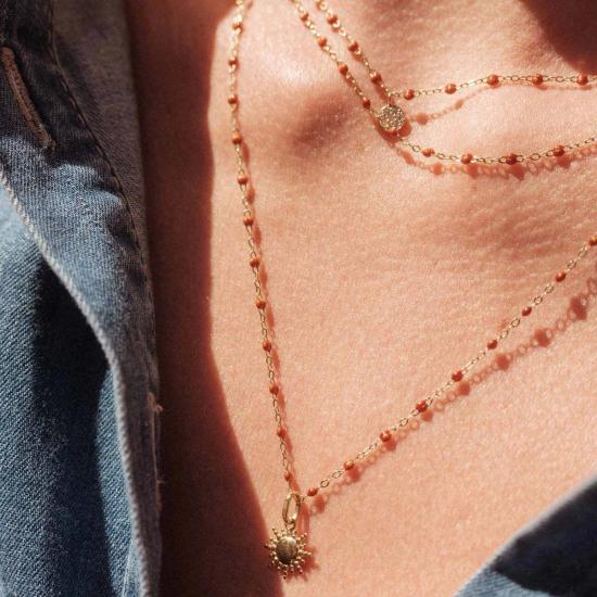  지지 끌로조 목걸이/팬던트 Gigiclozeau 썬 펜던트 골드 - GIGI CLOZEAU