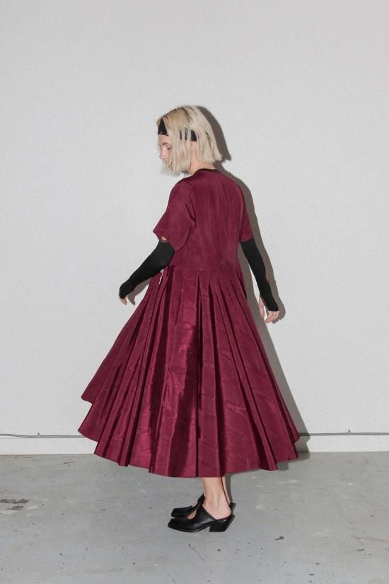  케이코 롱 원피스 Kk Co 다이브 드레스 루비 - KKCO