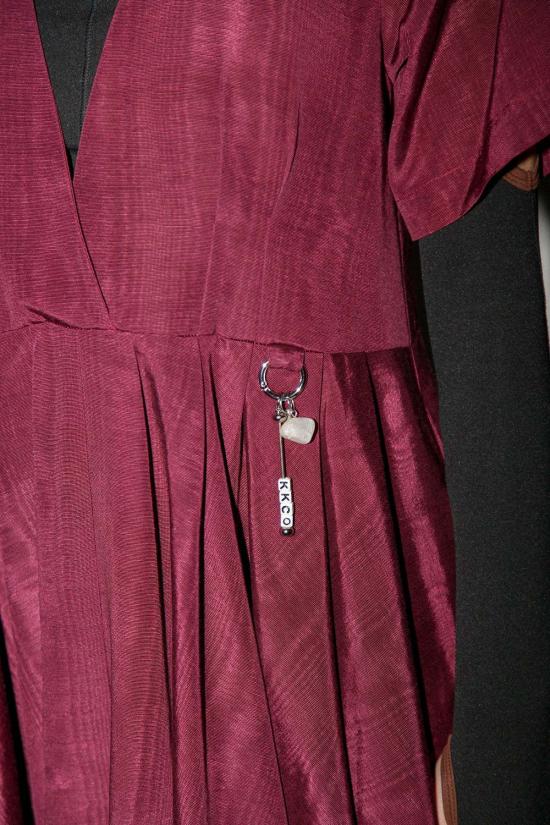  케이코 롱 원피스 Kk Co 다이브 드레스 루비 - KKCO