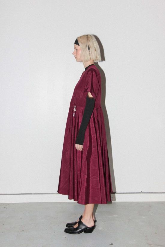  케이코 롱 원피스 Kk Co 다이브 드레스 루비 - KKCO