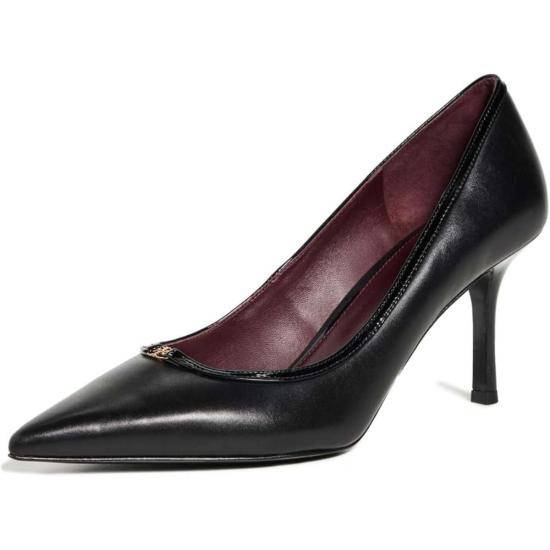  토리버치 힐/펌프스 더블 T 버클 펌프스 퍼펙트 블랙