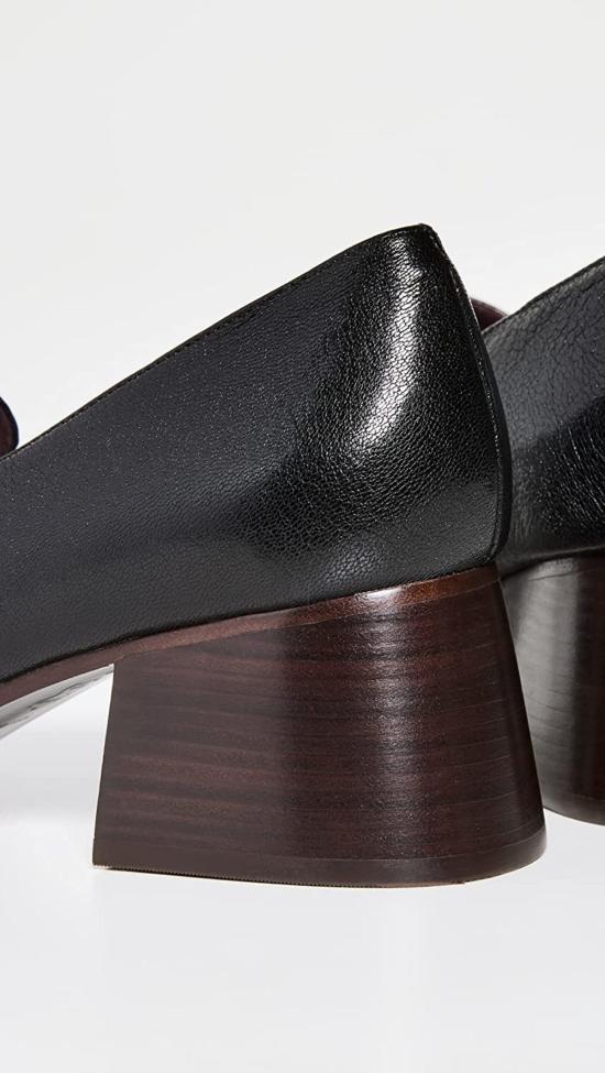  토리버치 로퍼 페린 블록힐  블랙 - TORY BURCH