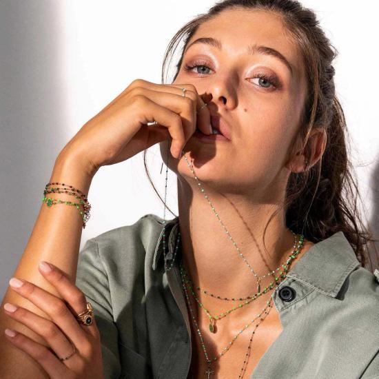  지지 끌로조 팔찌 Gigiclozeau 클래식 지지 브레이슬릿 에메랄드 - GIGI CLOZEAU