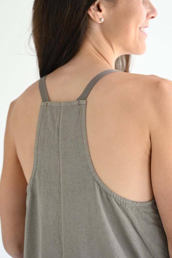  앨범 디 파밀리아 롱 원피스 앨범 Di Famiglia 뽀빠이 바지 스커트 스톤 - ALBUM DI FAMIGLIA