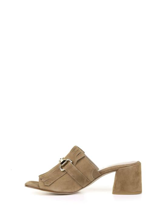  루카 그로시 뮬/슬리퍼 K513SCAMOSCIOSELLA Brown - LUCA GROSSI