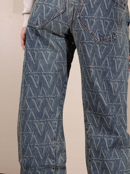  바퀘라 데님 팬츠 바케라 트위스트 심 청바지 소프트 블루 - VAQUERA