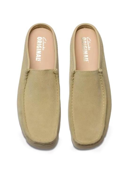  클락스 뮬/슬리퍼 왈라비 슬립 메이플 스웨이드 - CLARKS