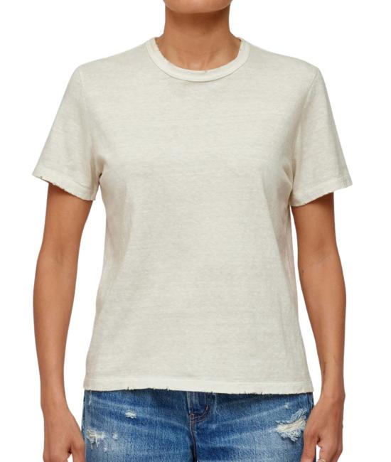  마우지 반팔 티셔츠 Moussy Mv 빈티지 티 아이보리