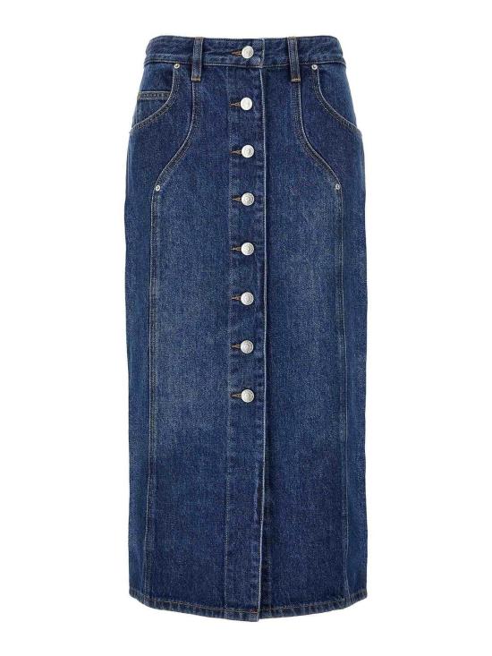  이자벨마랑에뚜왈 스커트 JU0073FBB3H02E30BU Blue