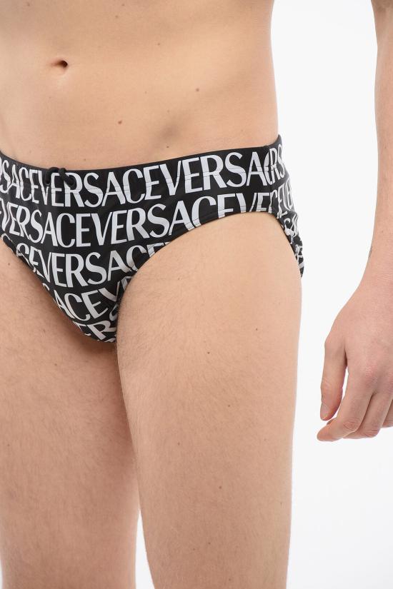  베르사체 스윔팬츠 1002515 1A05460 5B040 Black White - VERSACE