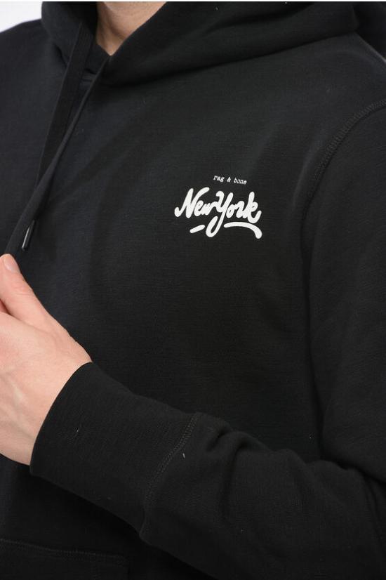  랙앤본 후드 티셔츠 MBC23HT044AP44 0 BLACK Black - RAG & BONE