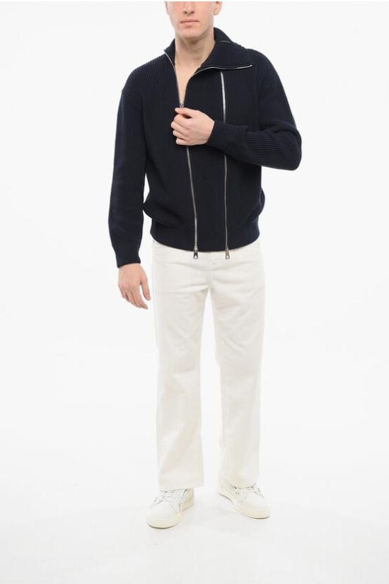  보테가베네타 스웨터 772557V2MQ04121 Blue - BOTTEGA VENETA