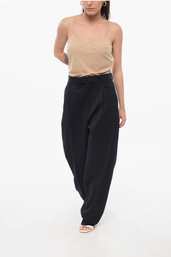  보테가베네타 스트레이트 팬츠 743608VKIS0 4140 Blue - BOTTEGA VENETA