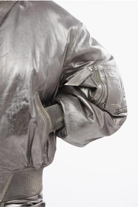  디 아티코 봄버 자켓 246WCB56L094D002 Silver - THE ATTICO