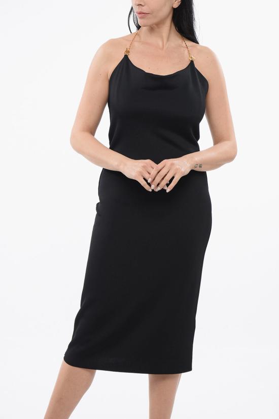  보테가베네타 롱 원피스 773543V3O30 1000 Black - BOTTEGA VENETA