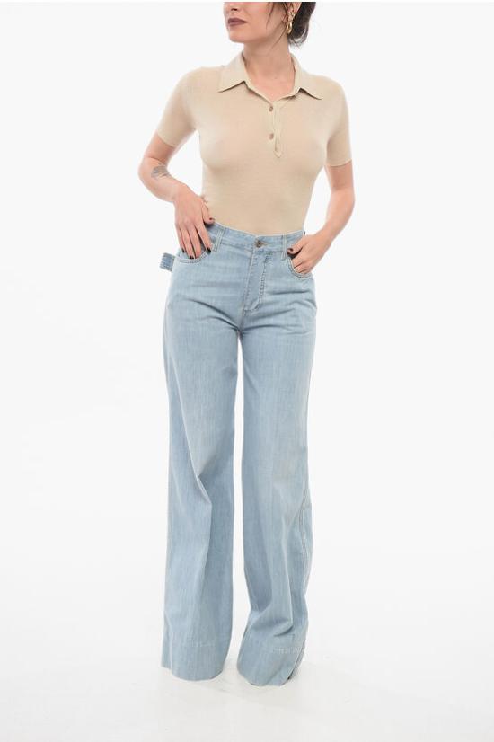  보테가베네타 데님 팬츠 771871V3N604946 Blue - BOTTEGA VENETA