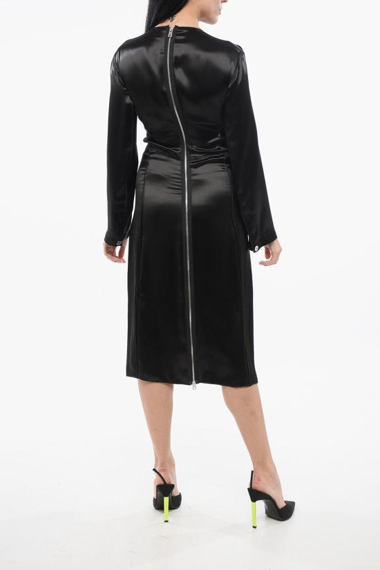  보테가베네타 미디 원피스 725642V2LC01000 Black - BOTTEGA VENETA
