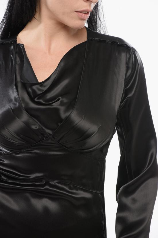  보테가베네타 미디 원피스 725642V2LC01000 Black - BOTTEGA VENETA