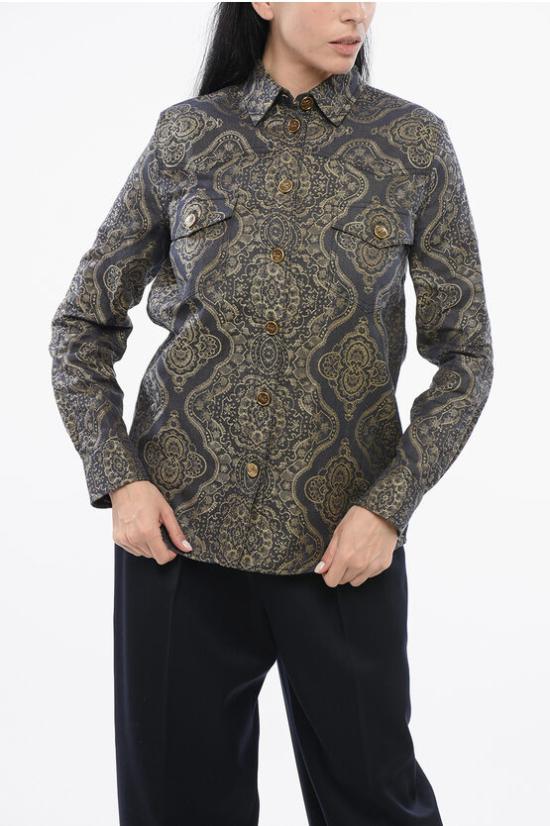  에트로 블라우스 19409 043076923077 Blue