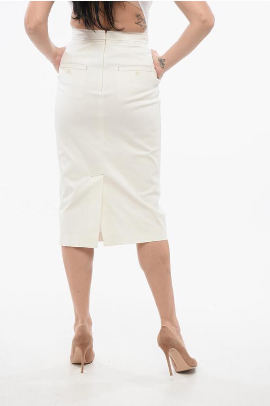  막스마라 롱 스커트 ZULIACO 001 White - MAX MARA