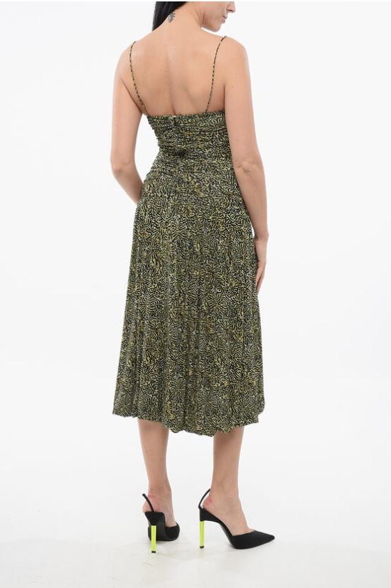  이자벨마랑 미디 원피스 24PRO0379FAB1K02I BKYW Giallo Verde Multicolor - ISABEL MARANT