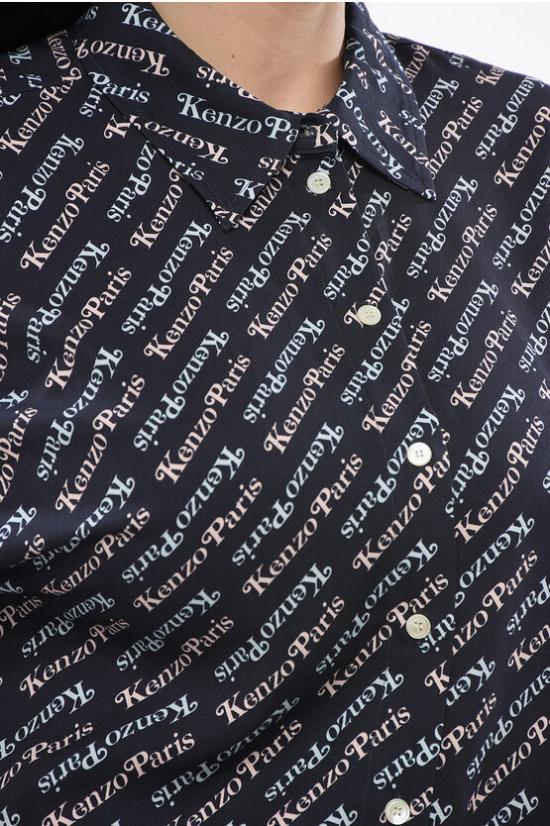  겐조 셔츠 FE52CH247 9S3 77 Blue - KENZO