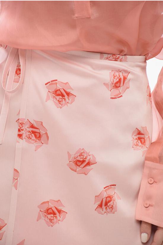  겐조 숏 스커트 FE52JU288 9O1 34 Pink - KENZO